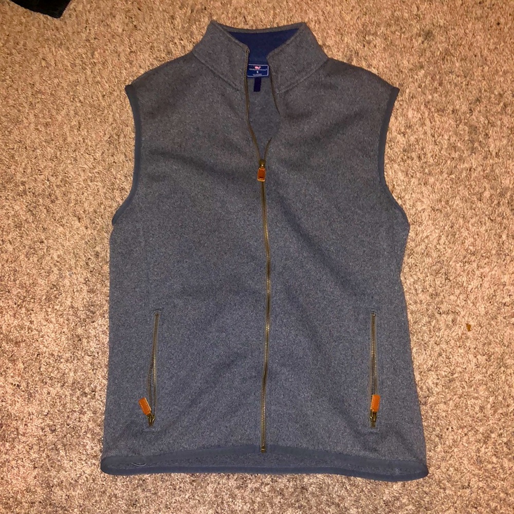Vineyard Vines Fleece Zip-up Vest